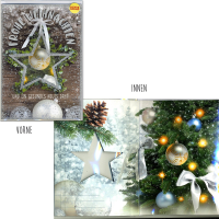Weihnachten Flashlight Soundkarte und Lichtkarte 14,8 x 21,0 cm Frohe Weihnachten und ein gesundes neues Jahr! Lied: Stille Nacht
