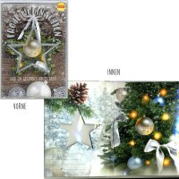 Weihnachten - Flashlight - Soundkarte und Lichtkarte im Format 14,8 x 21,0 cm - "Frohe Weihnachten und ein gesundes neues Jahr!"