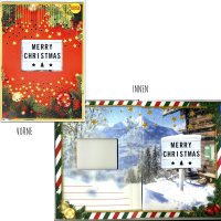 Weihnachten - Flashlight - Soundkarte und Lichtkarte im Format 14,8 x 21,0 cm - "Merry Christmas"