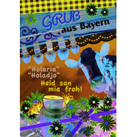 Allgemeine Wünsche - Soundkarte A5 im Format 14,8 x...