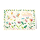 Geburtstag Skorpions Art - Glückwunschkarte im Format 11,5 x 17 cm mit Umschlag - Blumen, Schmetterlinge, Blätter - mit Goldfolie