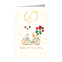 Zahlengeburtstag - 60. Geburtstag - Glückwunschkarte...