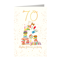 70. Geburtstag Skorpion`s Art – Karte mit Umschlag...