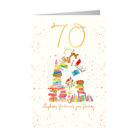 70. Geburtstag Skorpion`s Art Karte mit Umschlag mit...