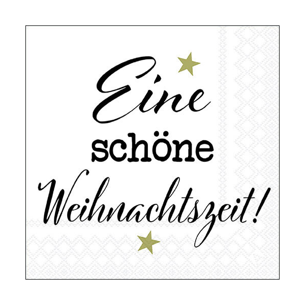 Weihnachten Servietten Lunch Napkin Lunch Format: 33 x 33 cm 3-lagig 20 Servietten Weihnachtszeit