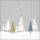 Weihnachten Servietten Lunch Napkin Lunch Format: 33 x 33 cm 3-lagig 20 Servietten Midnight Trees Grey