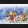 Adventskalender - Glückwunschkarte im Format 16 x 21 cm mit Umschlag - Stadt mit Schnee überdeckt, Weihnachtsmann, Schlitten, Tiere, Kinder mit Musikinstrumenten - Skorpion