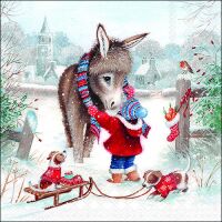 Weihnachten Servietten Lunch Napkin Lunch Format: 33 x 33...