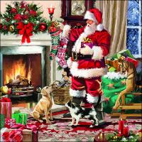Weihnachten Servietten Lunch Napkin Lunch Format: 33 x 33...