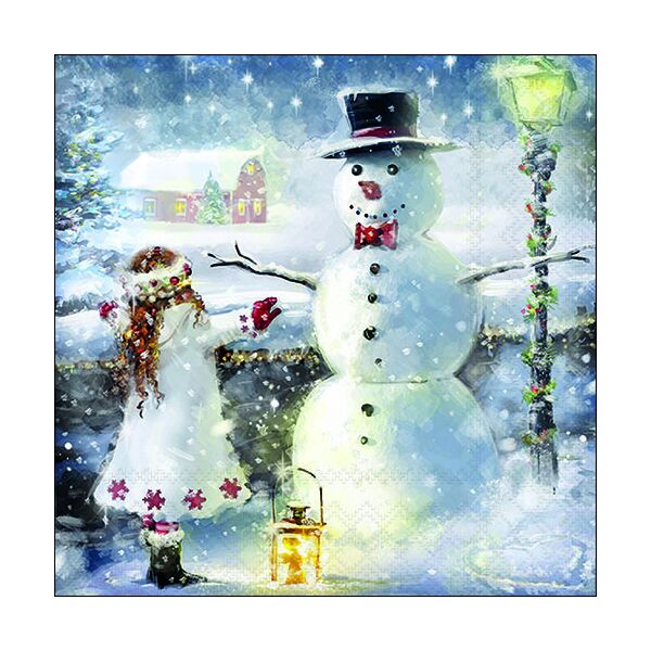 Weihnachten Servietten Lunch Napkin Lunch Format: 33 x 33 cm 3-lagig 20 Servietten Embrace umarmen