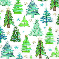 Weihnachten Servietten Lunch Napkin Lunch Format: 33 x 33...