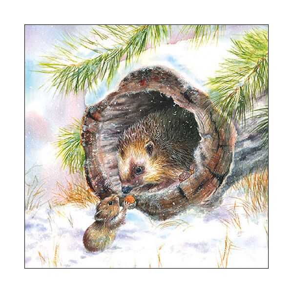 Weihnachten Servietten Lunch Napkin Lunch Format: 33 x 33 cm 3-lagig 20 Servietten New Friend FSC Mix