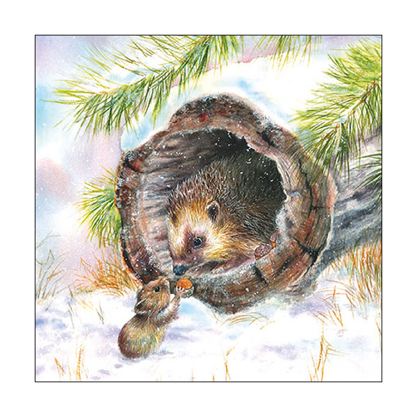 Weihnachten Servietten Lunch Napkin Lunch Format: 33 x 33 cm 3-lagig 20 Servietten New Friend FSC Mix