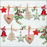 A Weihnachten Servietten Lunch Napkin Lunch Format: 33 x...