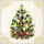 Weihnachten Servietten Lunch Napkin Lunch Format: 33 x 33 cm 3-lagig 20 Servietten X-Mas Tree Cream