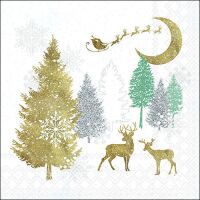 Weihnachten Servietten Lunch Napkin Lunch Format: 33 x 33...