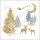 Weihnachten – Servietten Lunch – Napkin Lunch – Format: 33 x 33 cm – 3-lagig – 20 Servietten pro Packung – Winter Forest FSC Mix