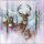 A Weihnachten Servietten Lunch 33 x 33 cm 3-lagig 20 Servietten Wilderness Stag Hirsche im Schnee