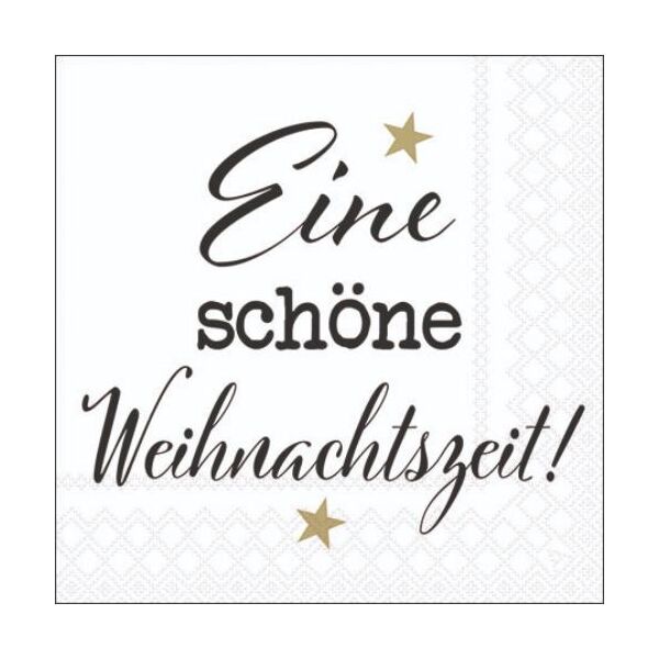 Weihnachten Cocktail Servietten 25 x 25 cm 3-lagig 20 Servietten Weihnachtszeit