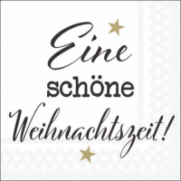 Weihnachten Cocktail Servietten 25 x 25 cm 3-lagig 20...