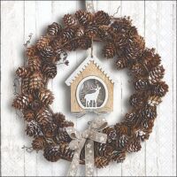 Weihnachten Cocktail Servietten 25 x 25 cm 3-lagig 15...