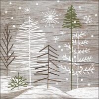 Weihnachten Cocktail Servietten 25 x 25 cm 3-lagig 15...