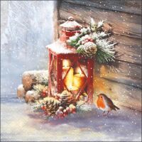 A Weihnachten Cocktail Servietten 25 x 25 cm 3-lagig 15...