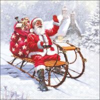 Weihnachten Cocktail Servietten 25 x 25 cm 3-lagig 20...