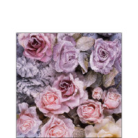 Napkin 25 Winter Roses FSC Mix