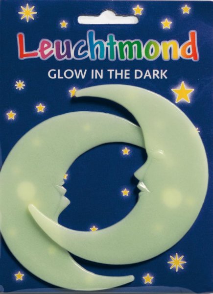 Leucht-Sticker 2 Monde - Leuchtmond - Glow in the dark