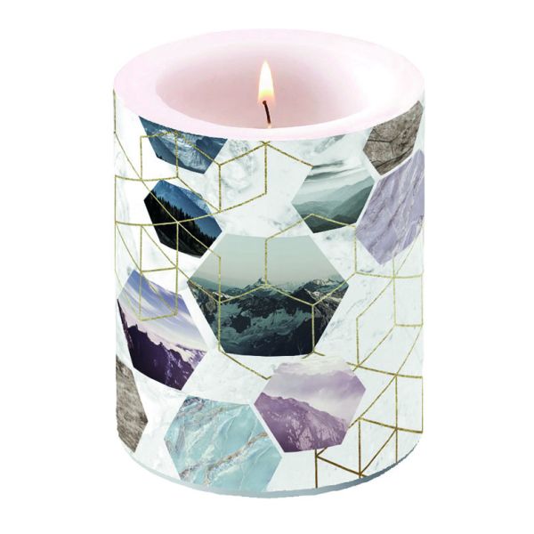 Kerze gross Candle Big Format: Ø 12 cm x 10 cm 1 Kerze pro Packung Elenora