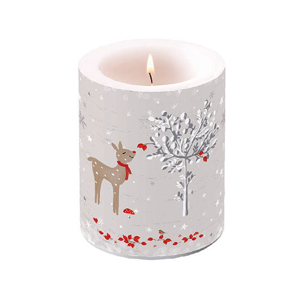Weihnachten - Kerze gross - Ø 12 cm x 10 cm - Brenndauer: 75 Std. - 1 Kerze pro Packung