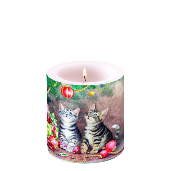 Weihnachten Kerze klein Format: Ø 7,5 cm x 9 cm 1 Kerze pro Packung Magic Of Christmas
