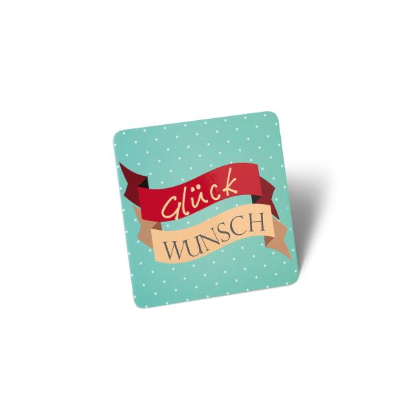 Allgemeine Wünsche Stand-Up-Greetings Grußkarte mit Umschlag 10 x 10 cm Karte zum aufstellen Glückwunsch Karten zum aufstellen
