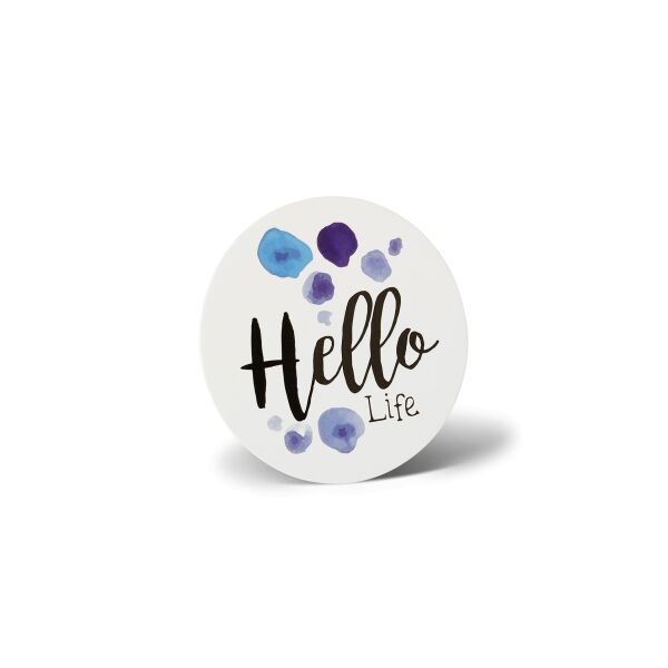 Allgemeine Wünsche Stand-Up-Greetings Grußkarte mit Umschlag 10 x 10 cm Hello Life Karten zum aufstellen