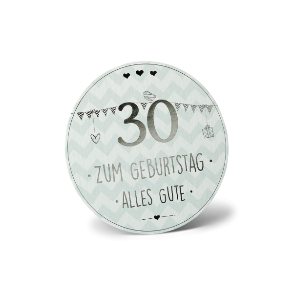 30. Geburtstag Stand-Up-Greetings Glückwunschkarte mit Umschlag Alles Gute Karten zum aufstellen