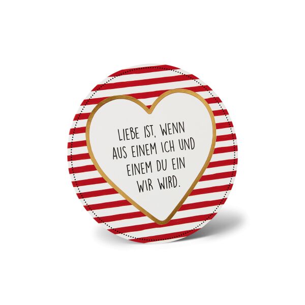 Allgemeine Wünsche Stand-Up-Greetings Grußkarte mit Umschlag 15 x 15 cm Herz Liebe  Karten zum aufstellen