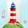 Servietten Lunch Leuchtturm Coast maritim 33x33cm 20 Servietten