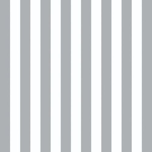 Servietten Lunch – Napkin Lunch – Format: 33 x 33 cm – 3-lagig – 20 Servietten pro Packung - Stripes Silver – weiße und silberne Streifen - Ambiente