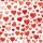 A - Servietten Lunch – Napkin Lunch – Format: 33 x 33 cm – 3-lagig – 20 Servietten pro Packung - Colourful Hearts Red – rote Herzen - Ambiente