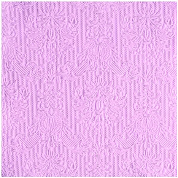Servietten Lunch 33 x 33 cm 3-lagig mit Prägung 15 Servietten Elegance Rose rosa-rose