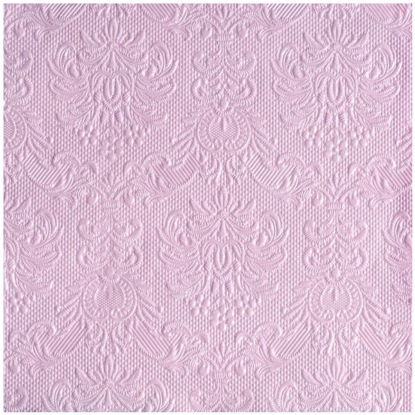 Servietten Lunch 33x33 cm mit Prägung 15 Servietten Elegance Pearl Pink weiches rosa