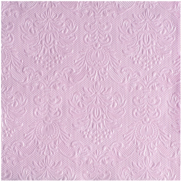 Servietten Lunch 33x33 cm mit Prägung 15 Servietten Elegance Pearl Pink weiches rosa