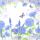 Servietten Lunch Lila Wildblumen und Schmetterlinge Purple Wildflowers 33x33cm 20 Servietten