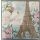 Servietten Lunch 33 x 33 cm 3-lagig 20 Servietten Toujours Paris Eifelturm Frankreich