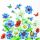 Servietten Lunch Napkin Lunch Format: 33 x 33 cm 3-lagig 20 Servietten Cornflower Kornblumen