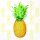 Servietten Lunch 33 x 33 cm 3-lagig 20 Servietten Tropical Fruit Ananas