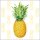 Servietten Lunch – Napkin Lunch – Format: 33 x 33 cm – 3-lagig – 20 Servietten pro Packung - Tropical Fruit – Ananas - Ambiente