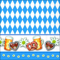 Servietten Lunch 33 x 33 cm 3-lagig 20 Servietten...