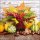 Herbst - Servietten Lunch – Napkin Lunch – Format: 33 x 33 cm – 3-lagig – 20 Servietten pro Packung - Fall Bouquet – Kürbis